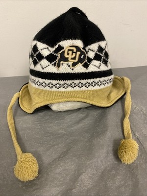 FAN COLORADO UNIVERSITY KNIT  STOCKING Cap Ear Flap 2 One Size /163-47