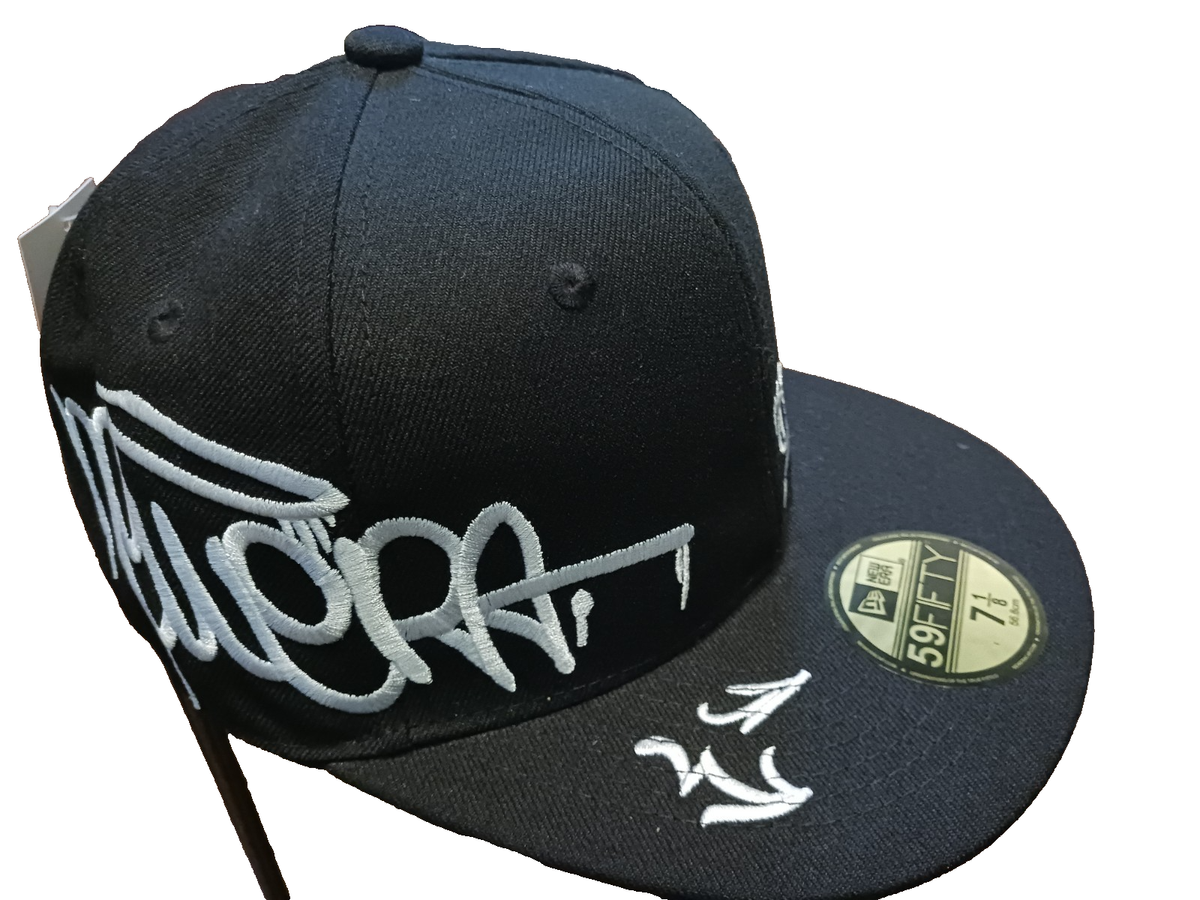 HAT CLUB X NEW ERA GRAFFITI GRAPHIC SCRIPT 59FIFTY COOPERSTOWN HAT