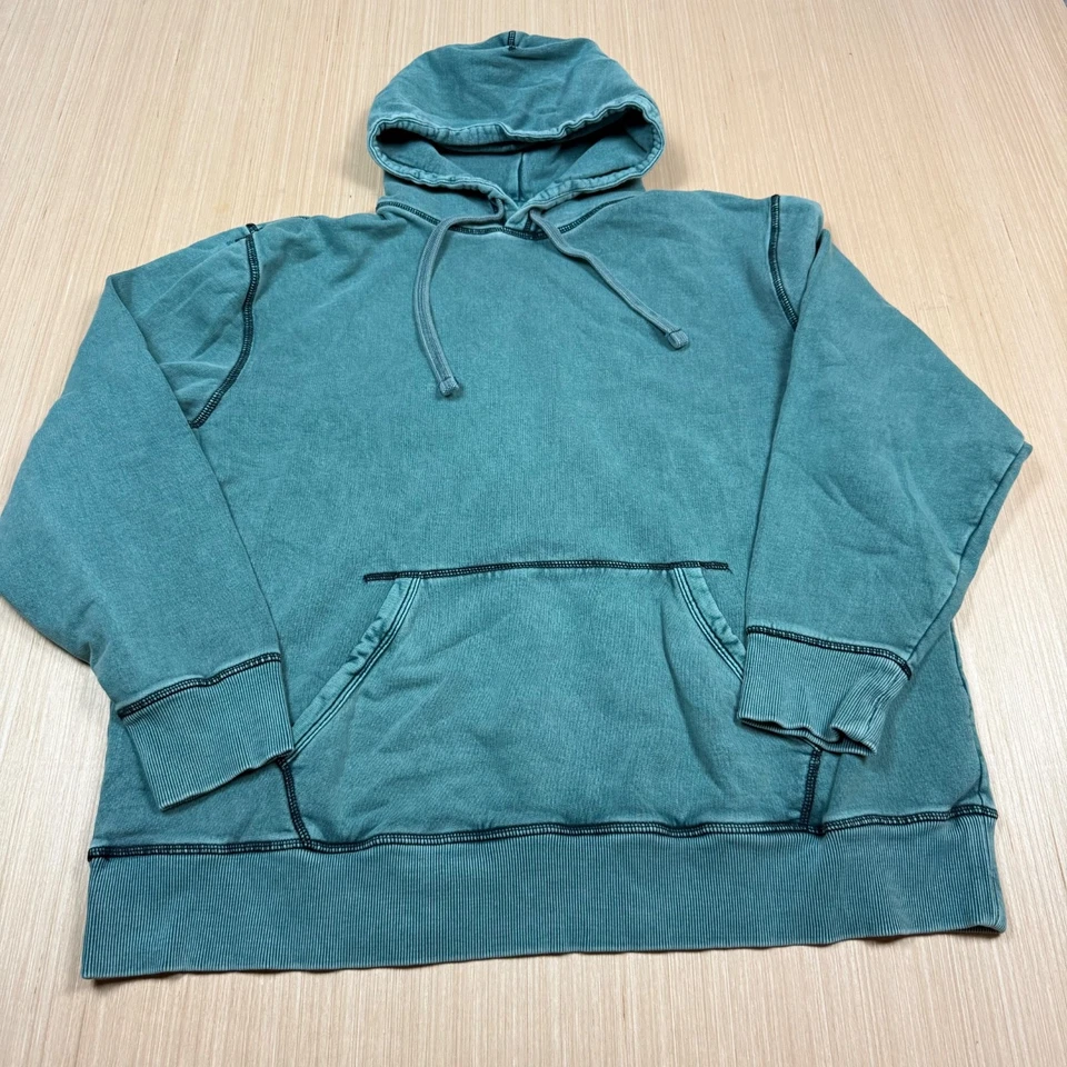 Lucky Brand Vintage y2k Sudadera con Capucha Marihuana Olla Hoja Hippie Stoner XL Centro Comercial Gótico Foto 2 de 4