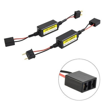 2STK H7 LED Canbus Scheinwerfer Decoder Anti Flicker Adapter Fehlerfrei Canceler