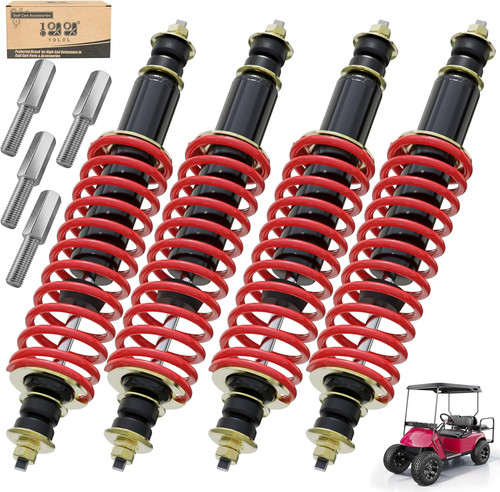 Premium Golf Cart Shock Absorbers with Heavy Duty Springs for EZGO 1994+