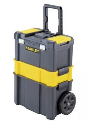 Stanley XL Werkzeugkoffer auf Rollen mobile rollende Werkstatt Arbeitszentrum Schwerlast