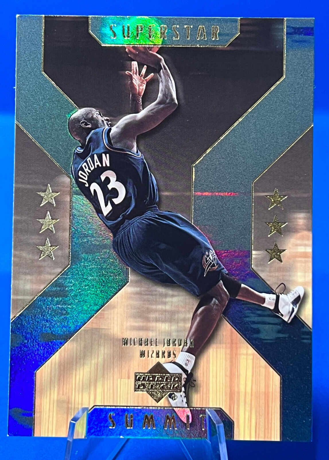 Michael Jordan 2001-02 Upper Deck "Superstar Summit" Gold Foil #SS-10