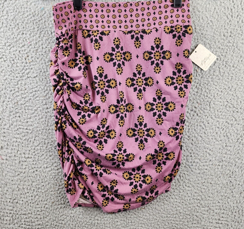 Free People She's Something Else Minirock Damen L Smokey lila bedruckt Pullover