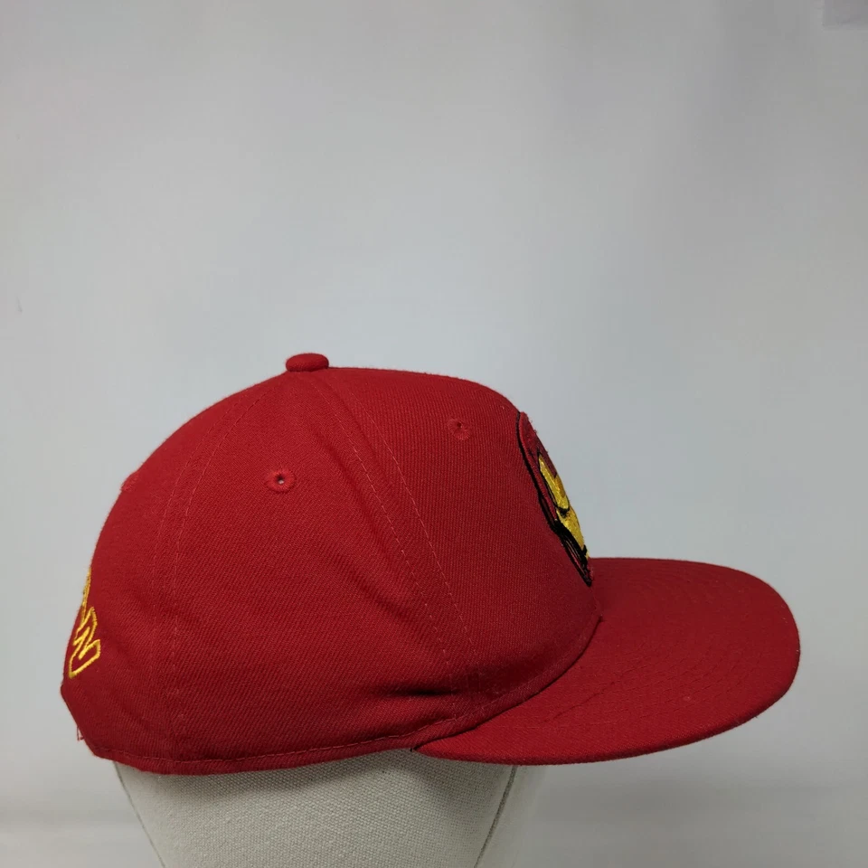 Marvel Iron Man Snapback Hat Red Youth Adjustable Embroidered New Era - Image 4 of 4
