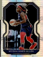 2021 Panini Prizm WNBA #40 Myisha Hines-Allen Prizms Hyper