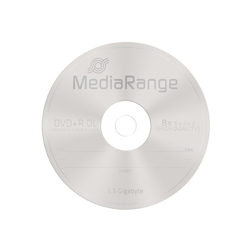 100 Mediarange DVD+R DL 8,5Gb 240Min 8x Double Layer Rohlinge Spindel - Bild 2 von 4