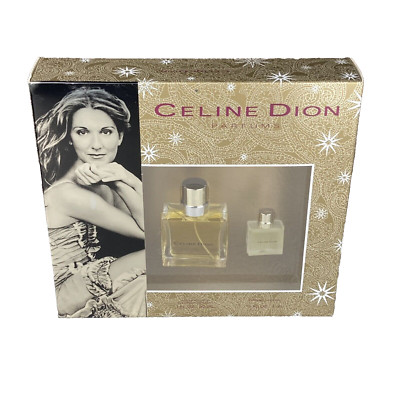 NEW! Vtg NOS Celine Dion Eau de Toilette & Perfume Spray Splash Gift Set RARE!