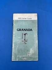 1981 Ford Granada Owners Operators Guide Manual