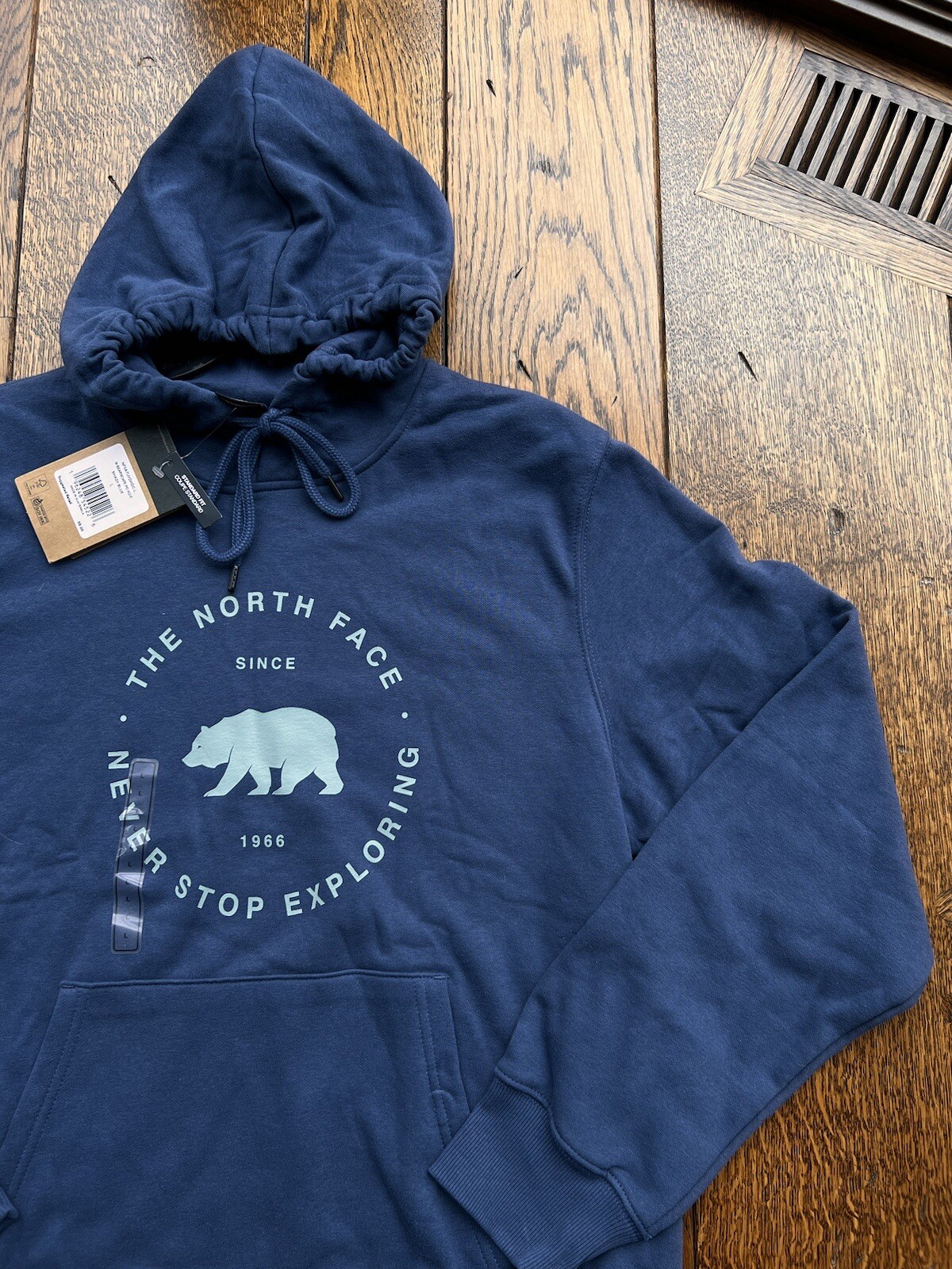 The North Face Menu0026#039;s Bearscape Pullover Hoodie (Standard Fit) Shady  Blue S | eBay