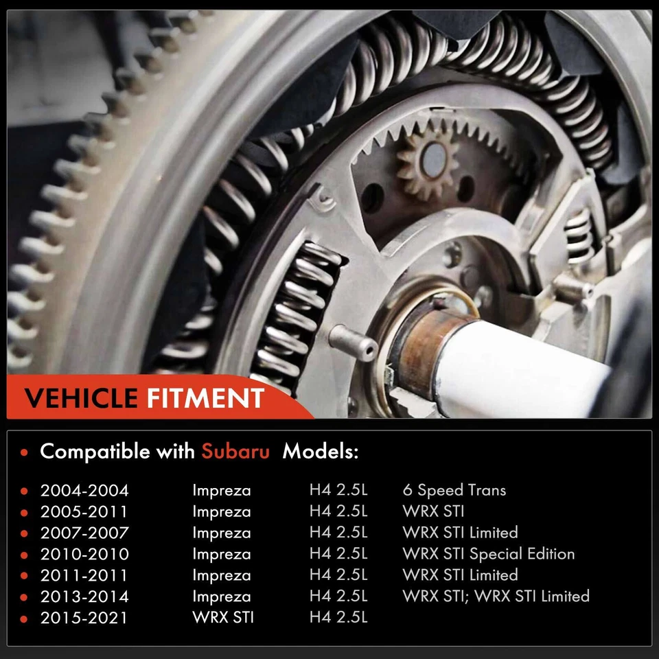 Clutch Flywheel for Subaru Impreza 2004-2011 2013-2014 WRX STI H4 2.5L Manual - Image 2 of 4