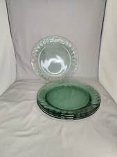 LIBBEY GLASS COKE PLATES SET OF 4