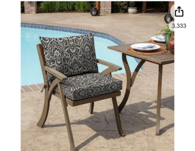Arden Selections Clark Outdoor 21 x 21 Dining Chair Cushion