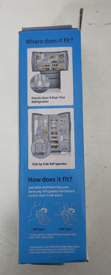 Filtro Original Samsung para Frigorífico Agua y Hielo Bloque de Carbono Filtración Foto 3 de 4