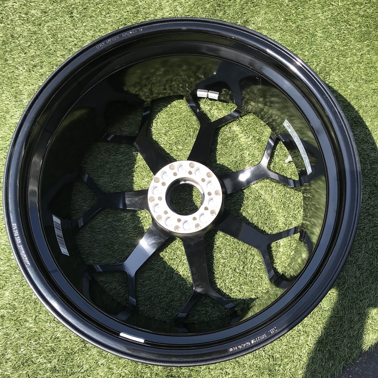 20 21 LAMBORGHINI AVENTADOR SVJ SV WHEELS RIMS SET BLACK NEW COND STOCK SET 4 22