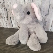 MJC Purr-Fection Elephant Plush Gray Stuffed Animal 15" Floppy 1988 - EUC