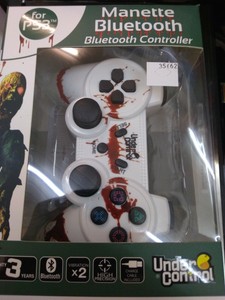 Under Control Manette Vibrante Ps3 Bluetooth Zombie Playstation Ebay