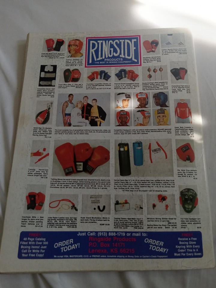 THE RING MAGAZINE SUGAR RAY ROBINSON BOXING HOFer COVER JUNE 1988 eBay