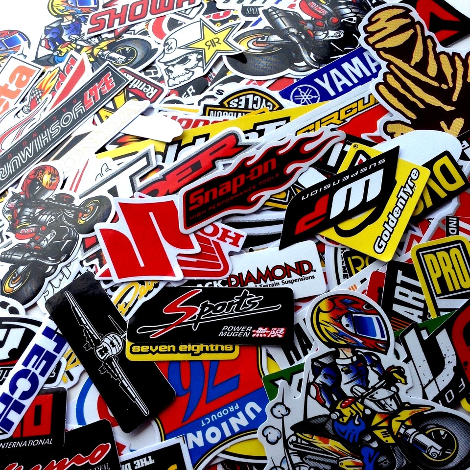 180 Mix Random Stickers Decal Motocross Motorcycle Car ATV Racing Bike ...