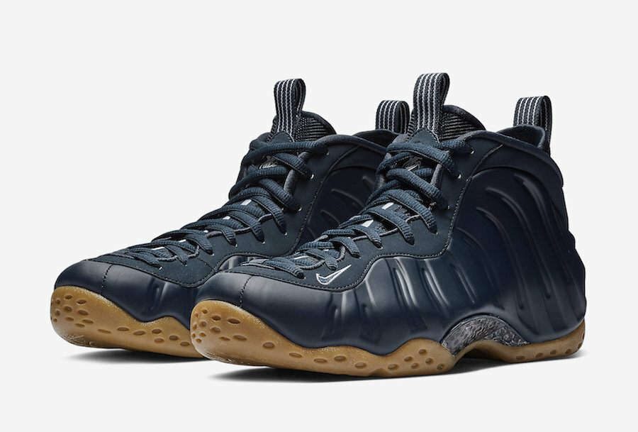 navy blue foamposites mens