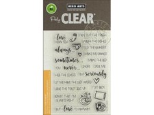 Hero Arts Love How You Clear Stamp Set Always Sometimes Never But Seriously