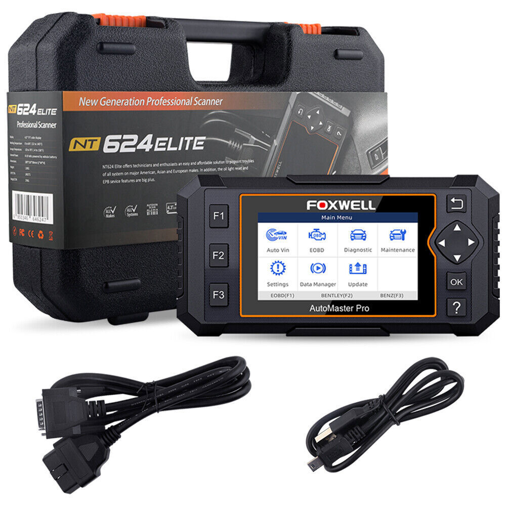 FOXWELL NT624 Elite Automotive OBD2 Scanner All System Car