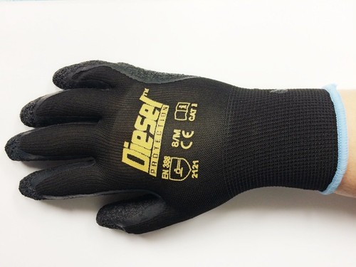 3 Pair Diesel Protection Pro-Tekk General Purpose Gloves (Small to 2X-Large) - Afbeelding 1 van 4