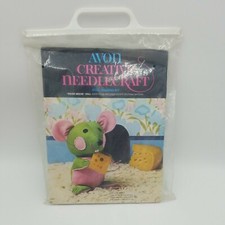 Avon Needlecraft House Mouse Doll Making Kit-Vintage/ Retro Colors