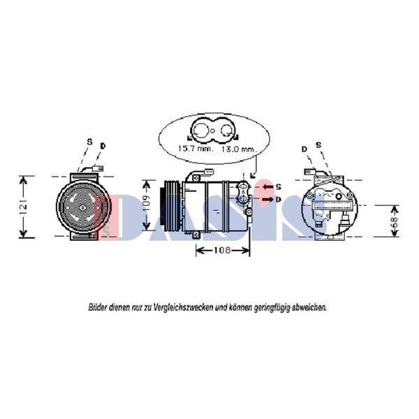 Kompressor Klimaanlage FüR Opel Astra G CC F48_ F08_ F35_ T98-image