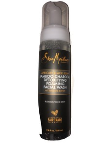 shea moisture foaming face wash