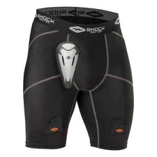 Shock Doctor Tight Compression Hockey Short with BioFlex Cup Boys or Mens Jock