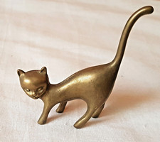Figurine - chat en bronze