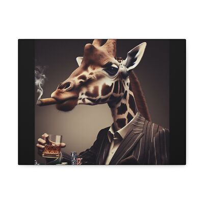 Gambling Gangster Canvas Gallery Wraps