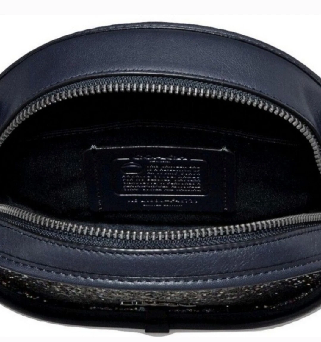 BORSA A TRACOLLA COACH BLU GLITTER MENSA