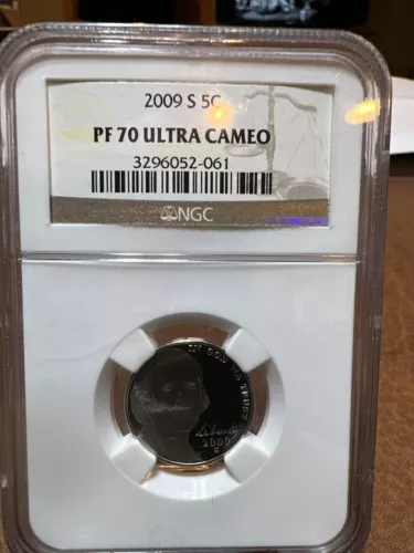 2009 S 5c Jefferson Proof Nickel-NGC PF69 Ultra Cameo