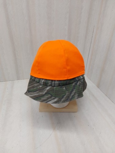 Vintage Adult Woodland Realtree Camo Reversible Bucket Hat Size S 1980's - Picture 7 of 12