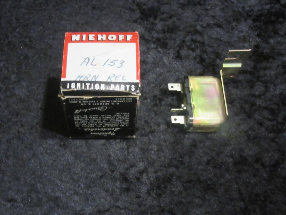 NOS 1960-1963 Chrysler Dodge Plymouth MOPAR Niehoff 12 Volt Horn Relay Foto 3 de 4
