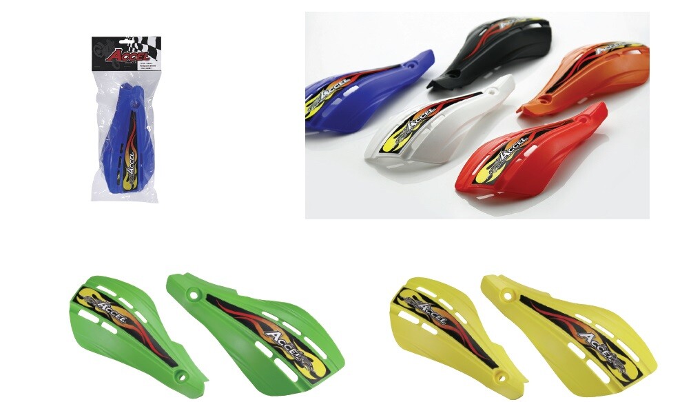 Bandes de rechange pour garde-mains HGS03 blanches pour enduro
