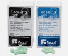 Racellet® Hemostatic Cotton Pellets - Pascal Company Inc