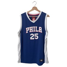 Ben Simmons Philadelphia 76ers Sixers XL NBA Mens Blue Basketball Jersey