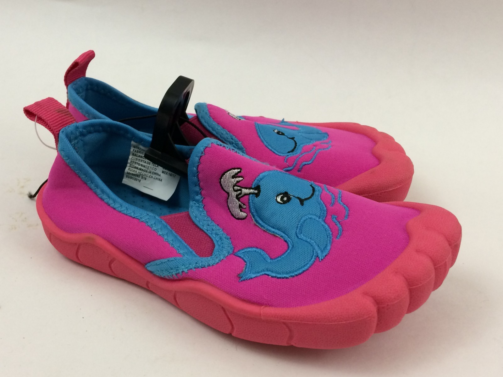 NEW Girls Newtz Water Shoes Toddler Sizes Bumper Toe Swim UPF 50