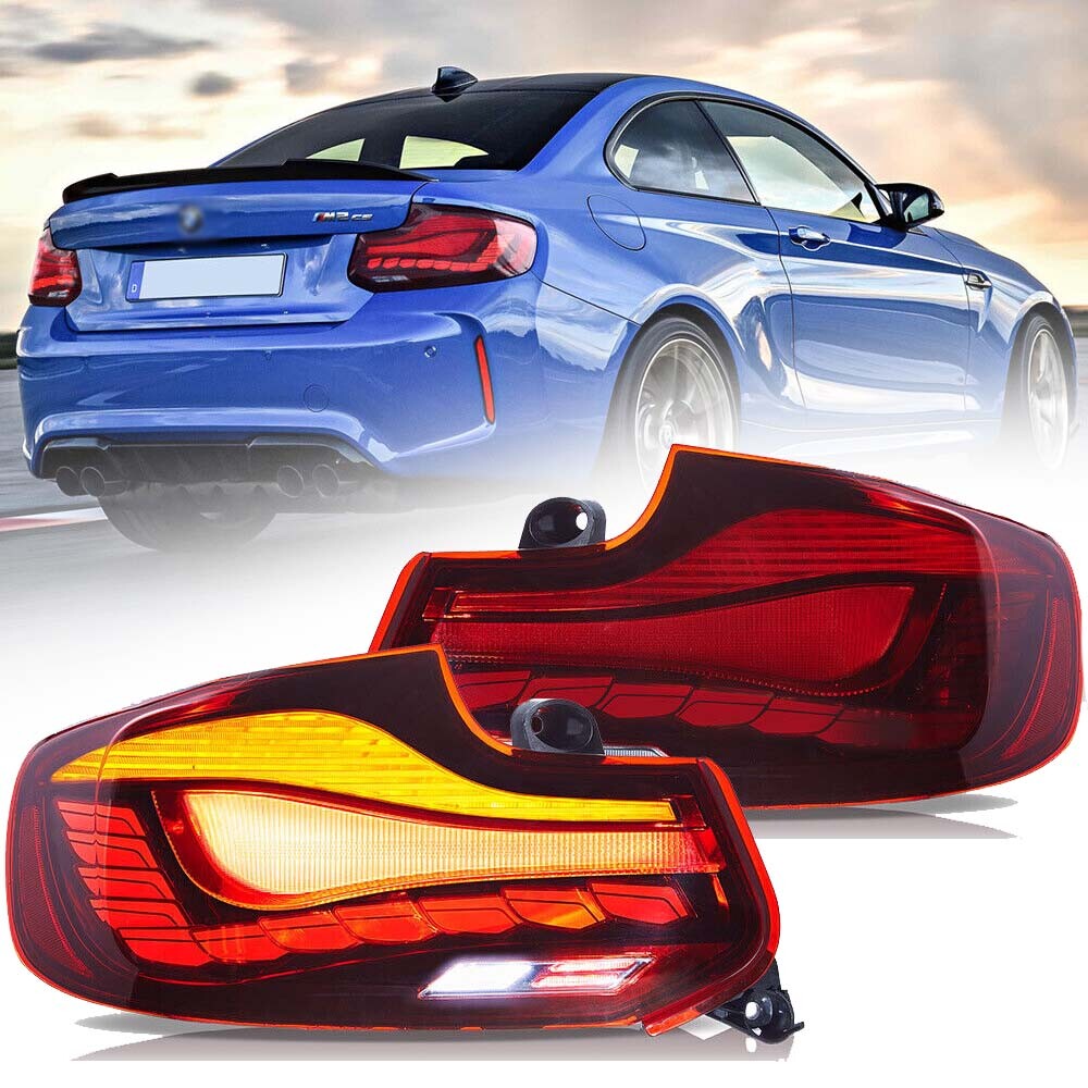 2X For BMW F22 F23 F87 M2 2 SERIES 2014-2019 Sequential Tail