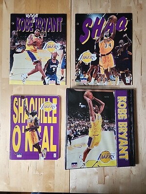 Star Line Folder KOBE BRYANT Starline Trapper Binder & Folder. +++ Shaq Folder and ...