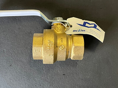 1  FNPT, Full-Port, Lead-Free Brass Ball Valve, 600 WOG, 150 WSP