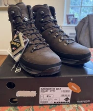 New! $350 LOWA Ranger III GTX Hiking Boots. US 10.5. Gore-Tex. Made In Germany