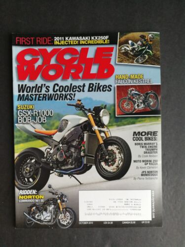 Cycle World Magazine Octobre 2010 BMW K1600GT & GTL - Ducati Musclebike - 223 - Photo 1 sur 2