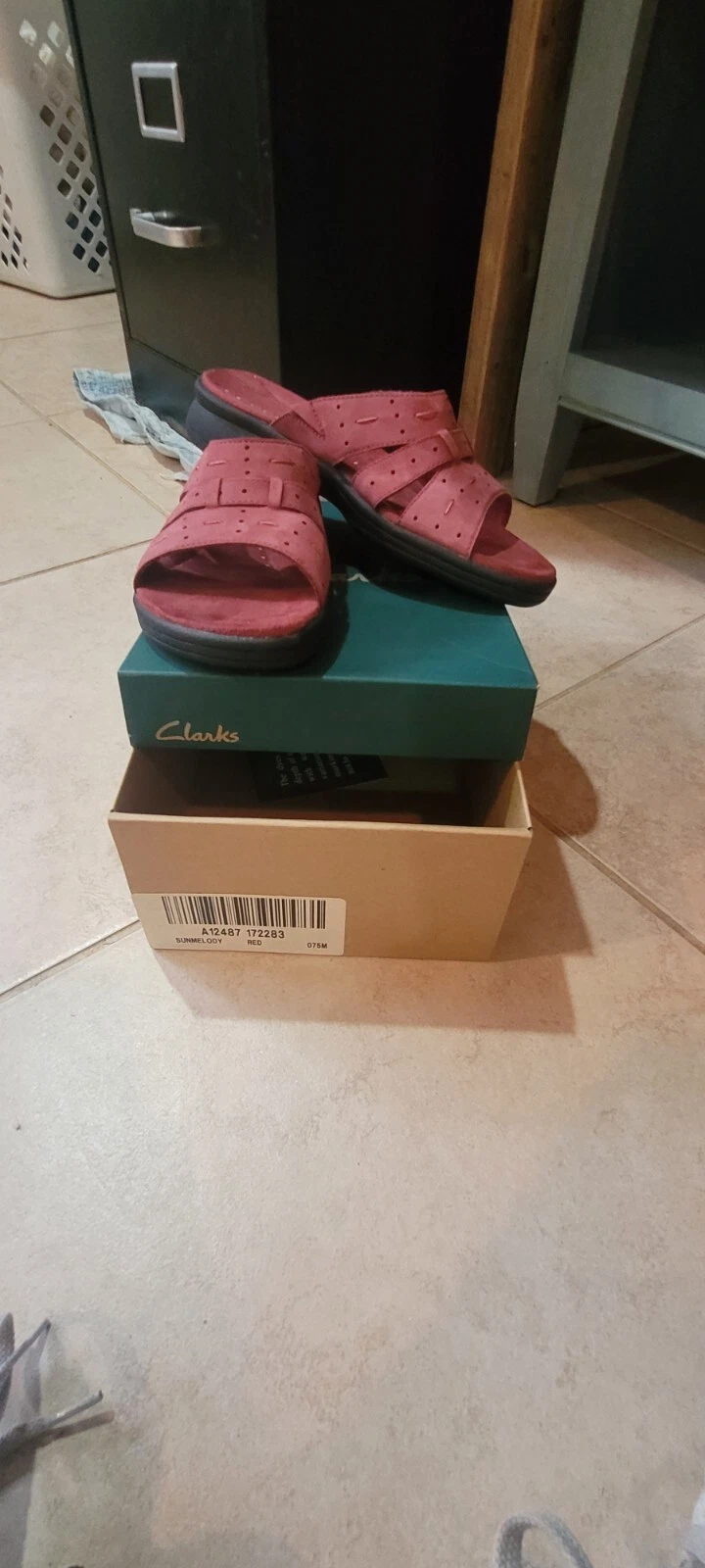 linea donna scarpe Clarks taglia 7 5 sandali Sunmelody