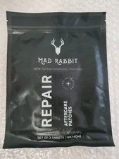 Mad Rabbit - Repair New Tattoo -3 Hydrogel Patches- Tattoo Aftercare NEW SEALED