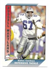 RUSSELL MARYLAND 1991 PACIFIC ROOKIE CARD NM-MT+ CONDITION