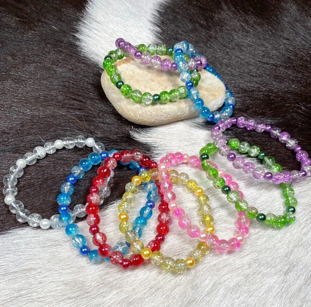 Colorful Candy Crystal Bead Bracelet - ApolloBox